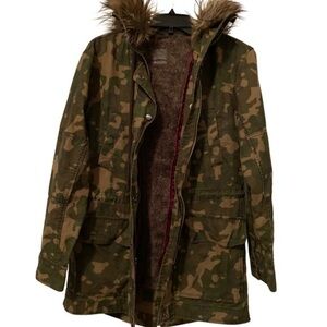 Gap Cargo Style Hooded Coat